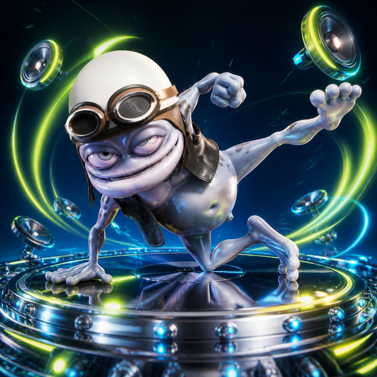 Chrome Kicker NFT artwork